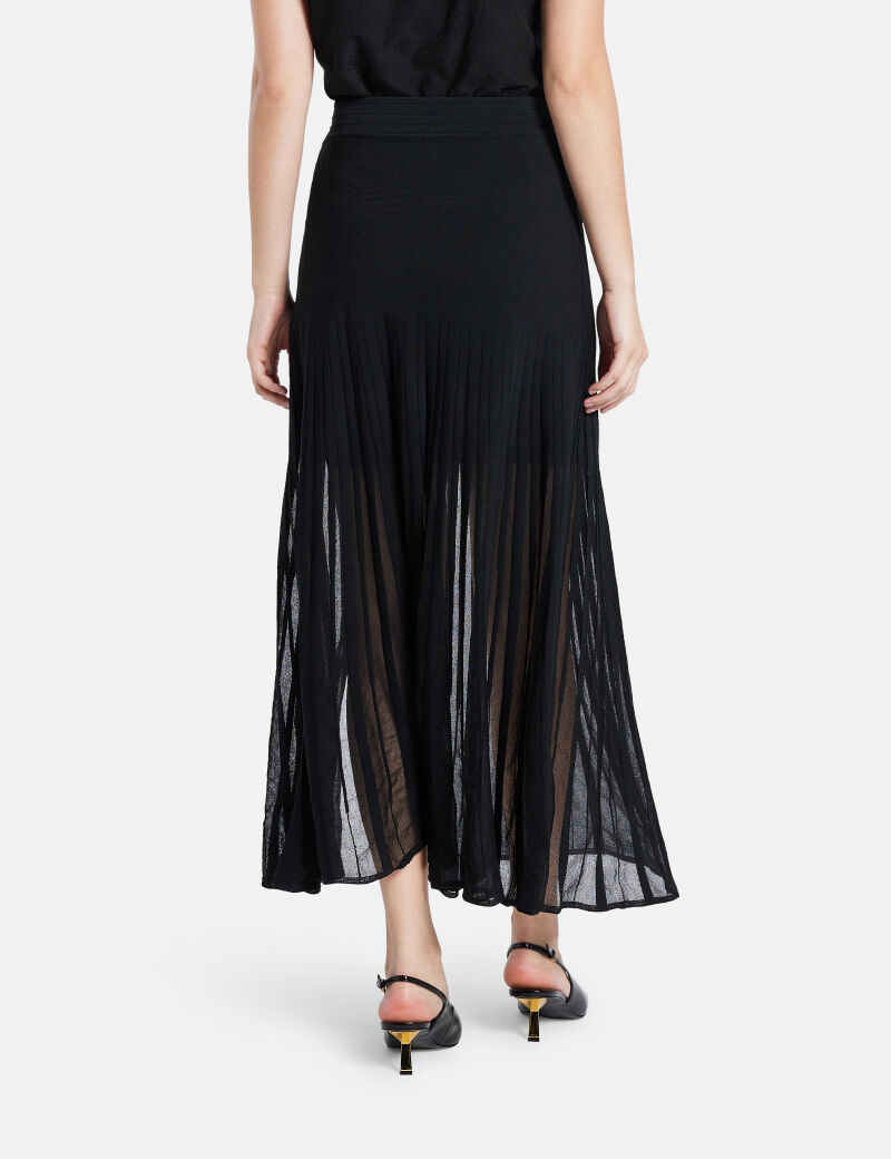 Bessie pleated long skirt