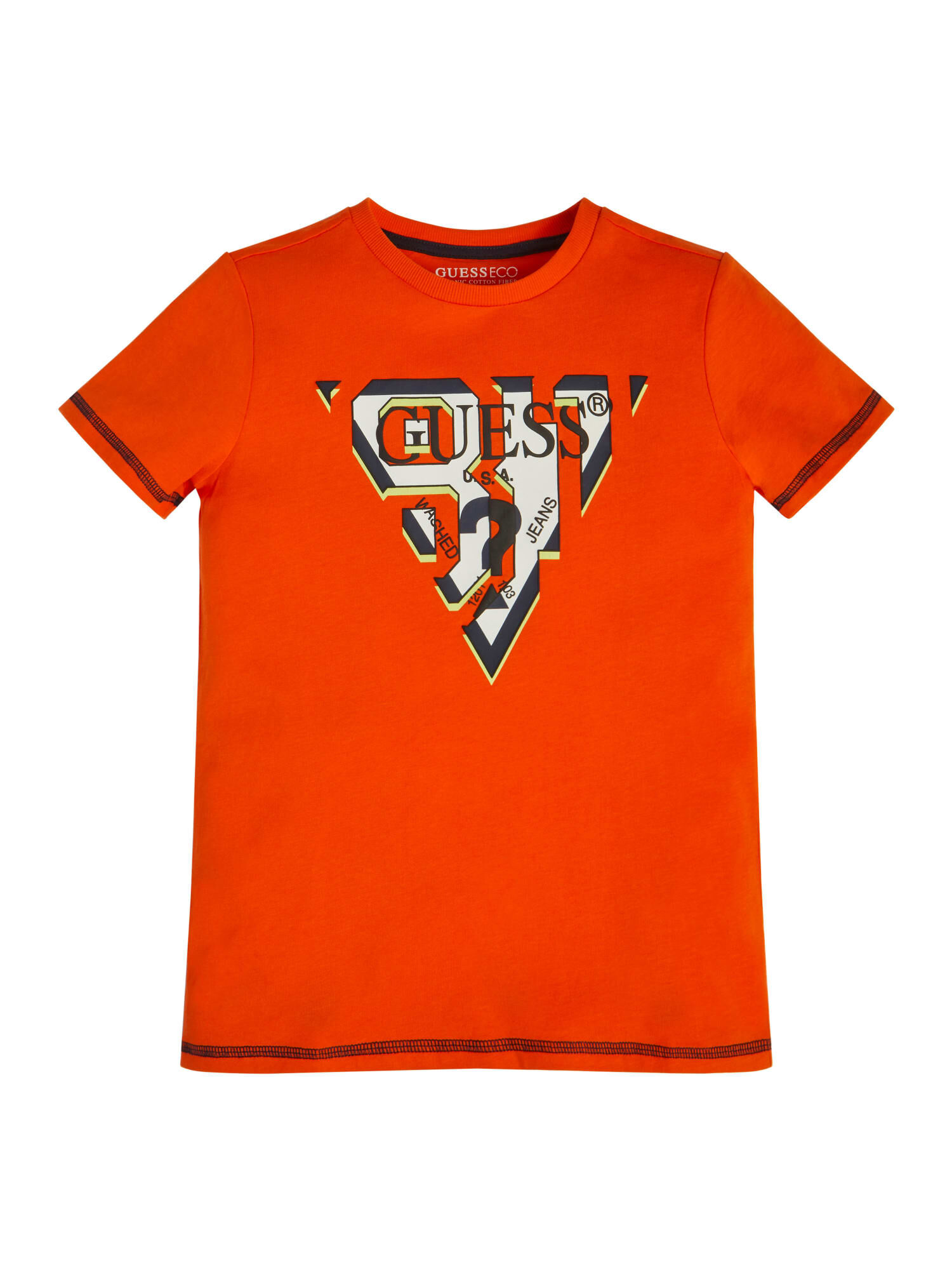 Orange guess hot sale t shirt