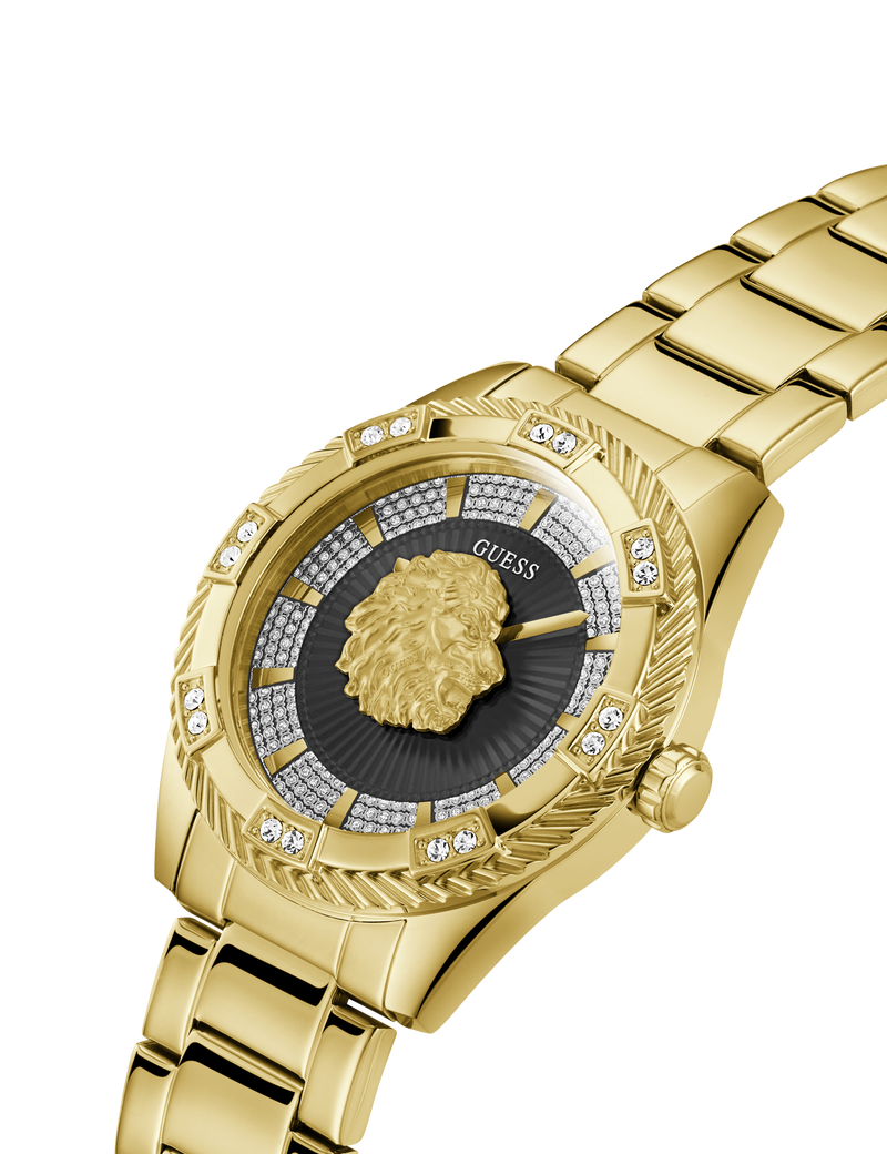 Mens Gold Tone Analog Watch