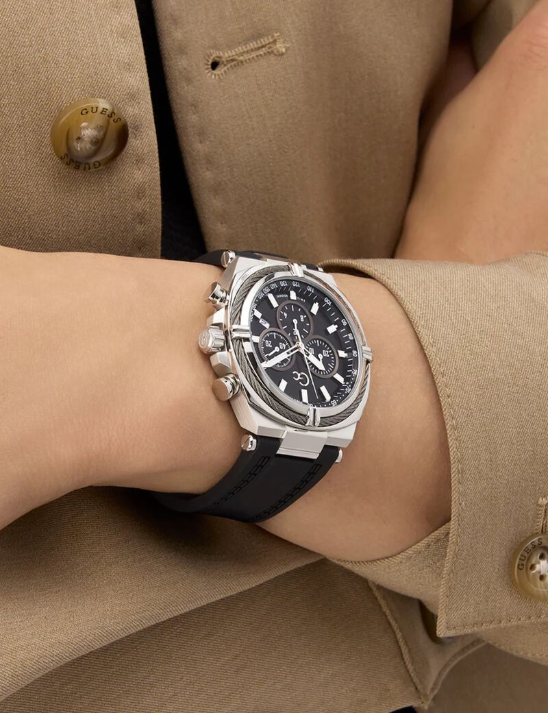 Gc IronClass chrono silicone watch