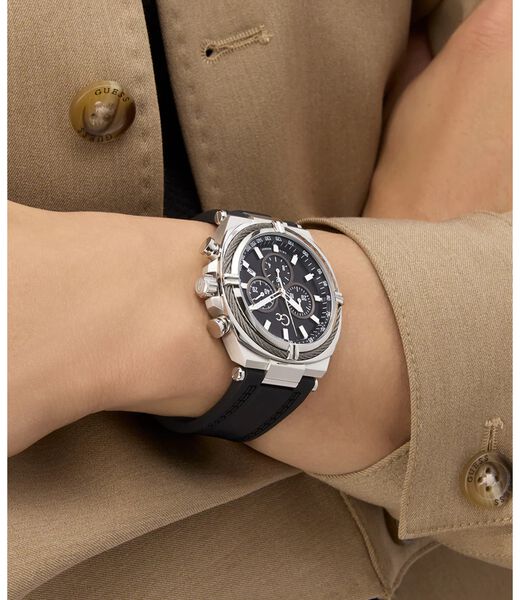 Gc IronClass chrono silicone watch