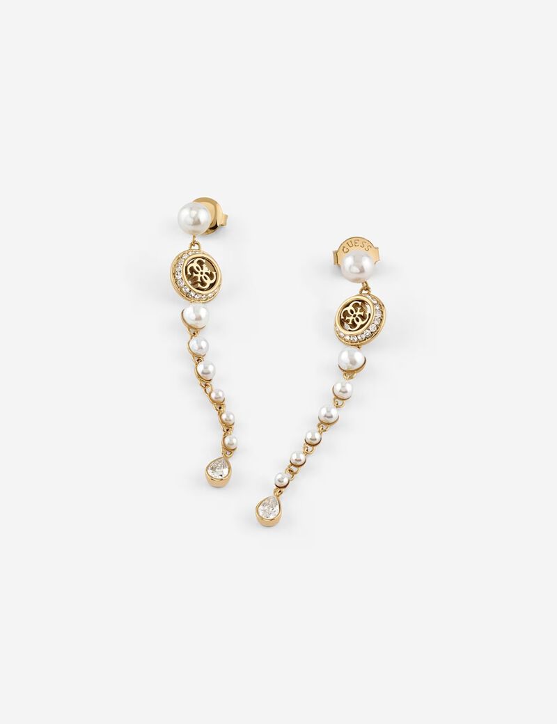 جيس tiny pearly earrings