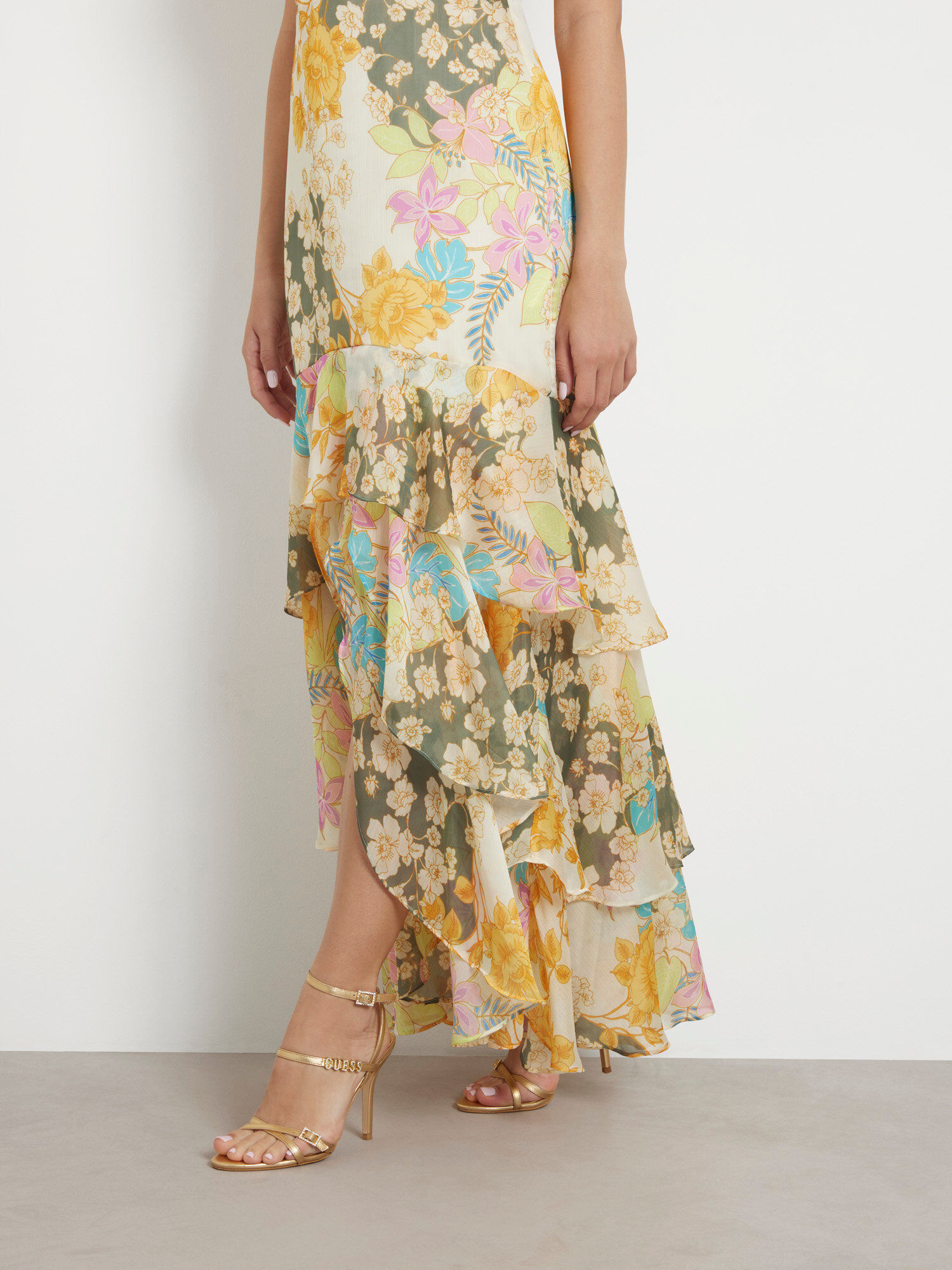 Guess floral dresses hotsell