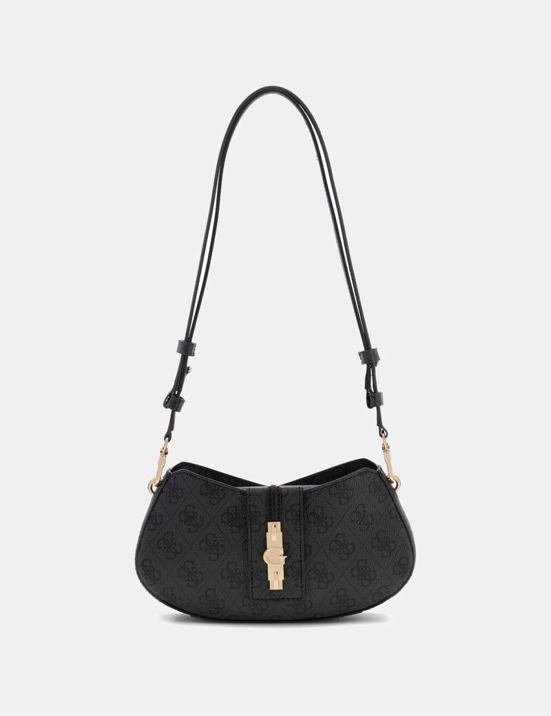 guess yvonne logo mini shoulder bag