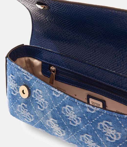 Dovie Denim Shoulder  Bag