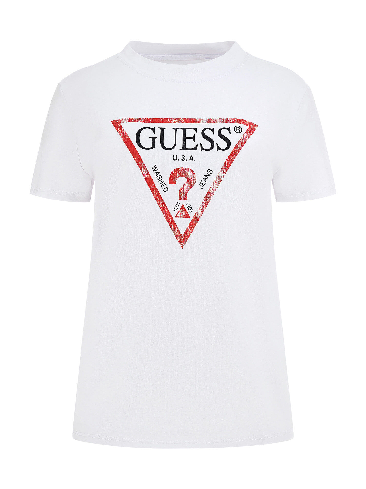 Black and white guess t shirt on sale