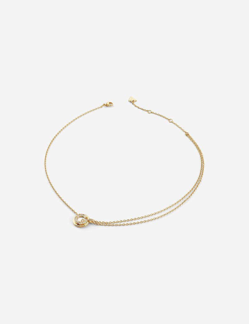 G crystal necklace
