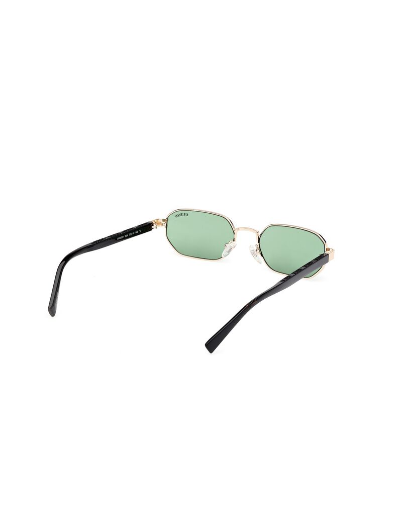 Geometric full rim sunglasses