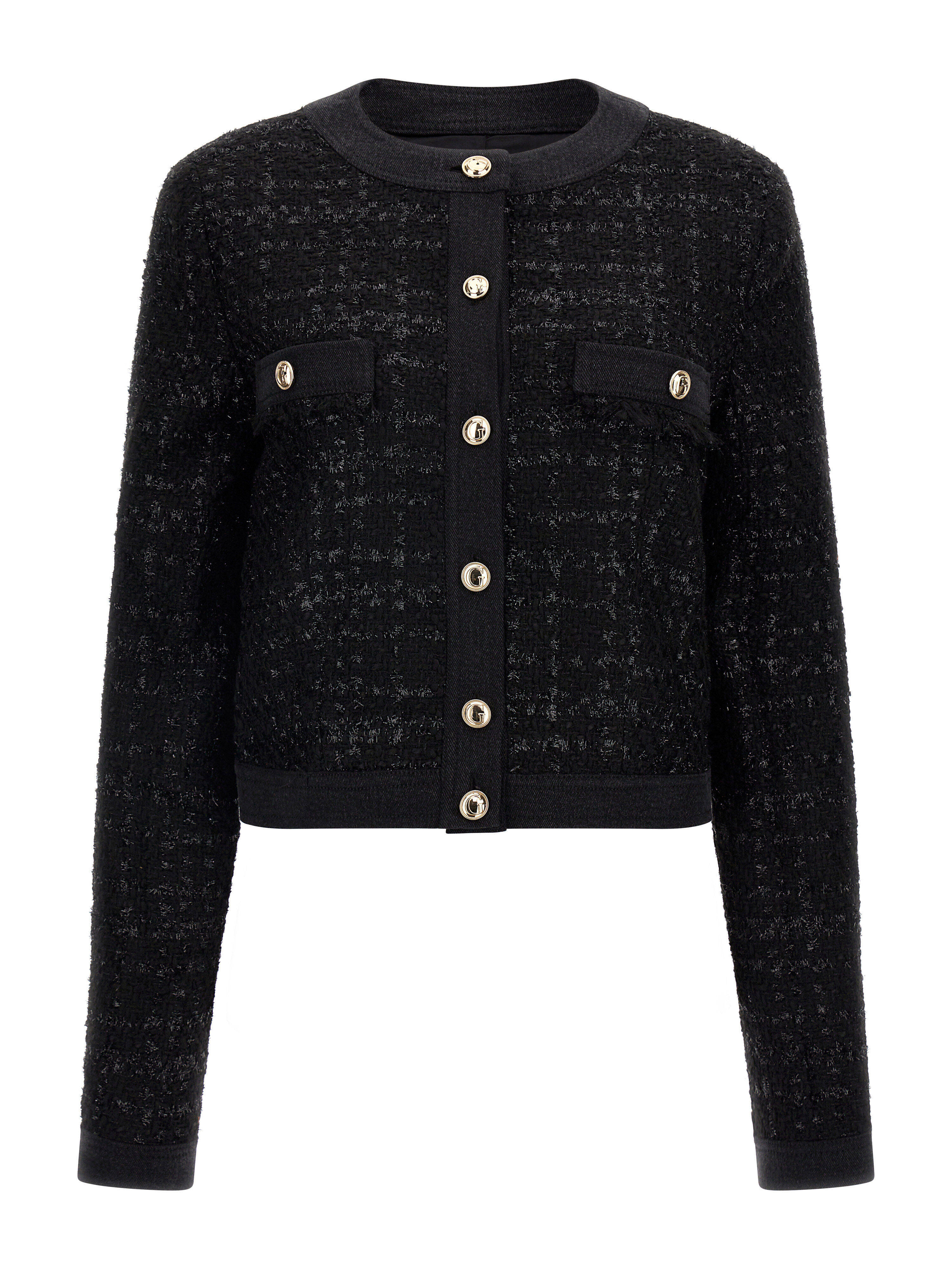 Shop GUESS Online Tweed Jacket