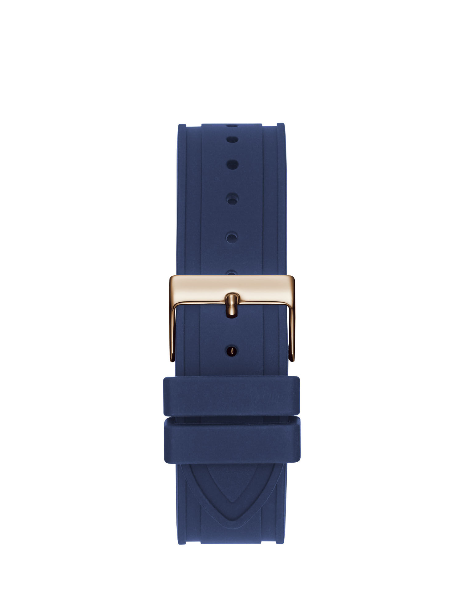 Shop GUESS Online Navy And Rose Gold Multicpmplication Watch