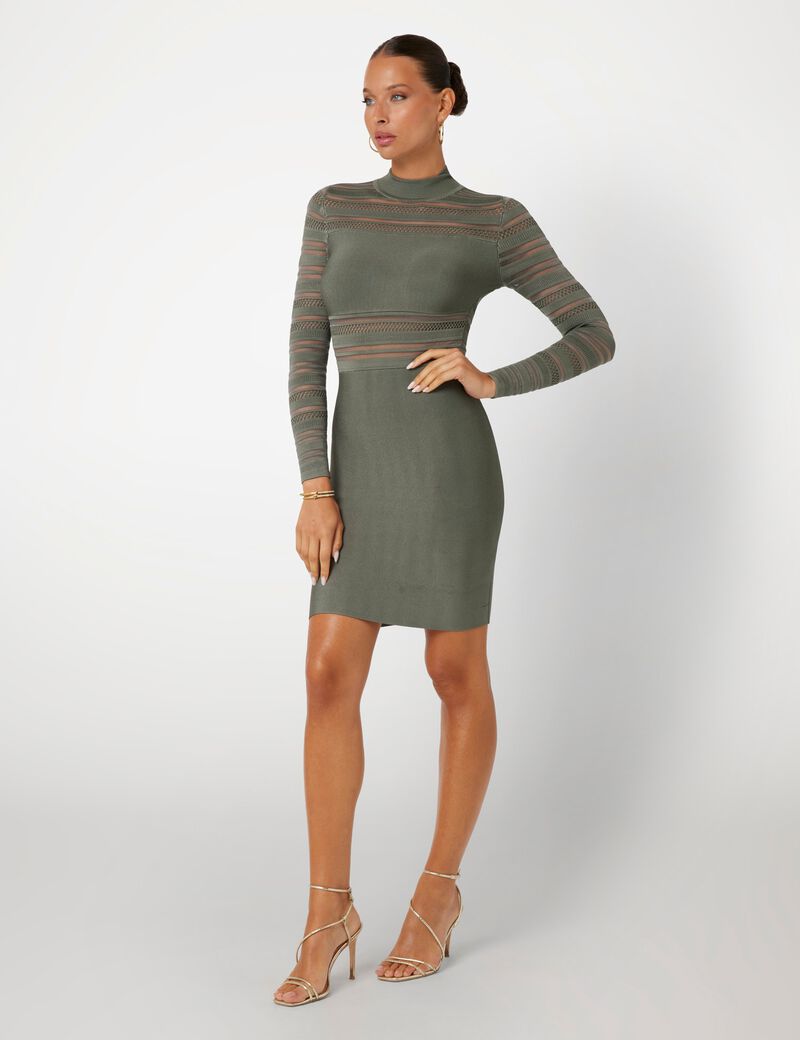 Marciano mini bandage sweater dress