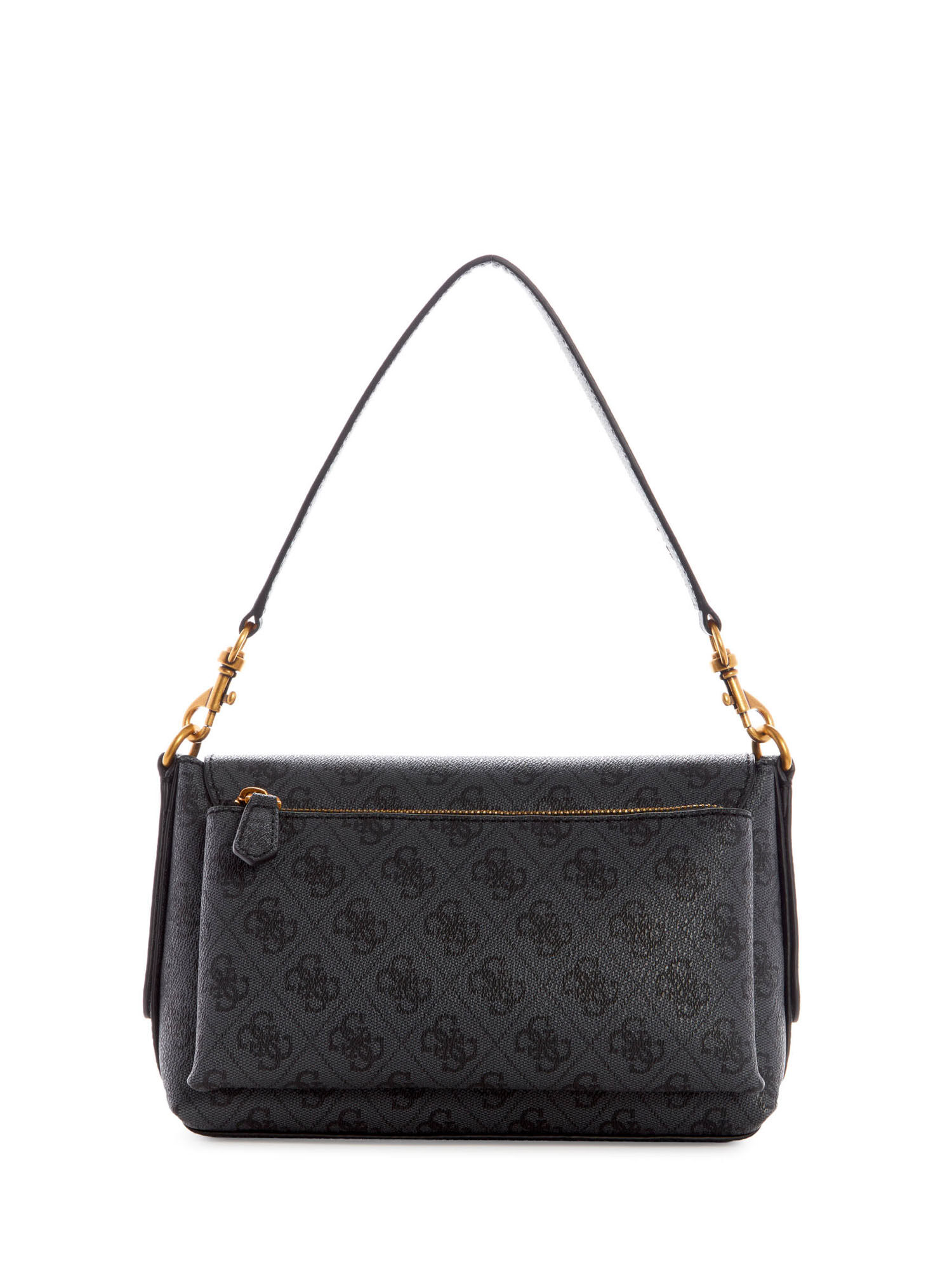Guess black leather shoulder bag new arrivals