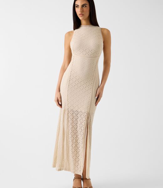 guess openwork long dress