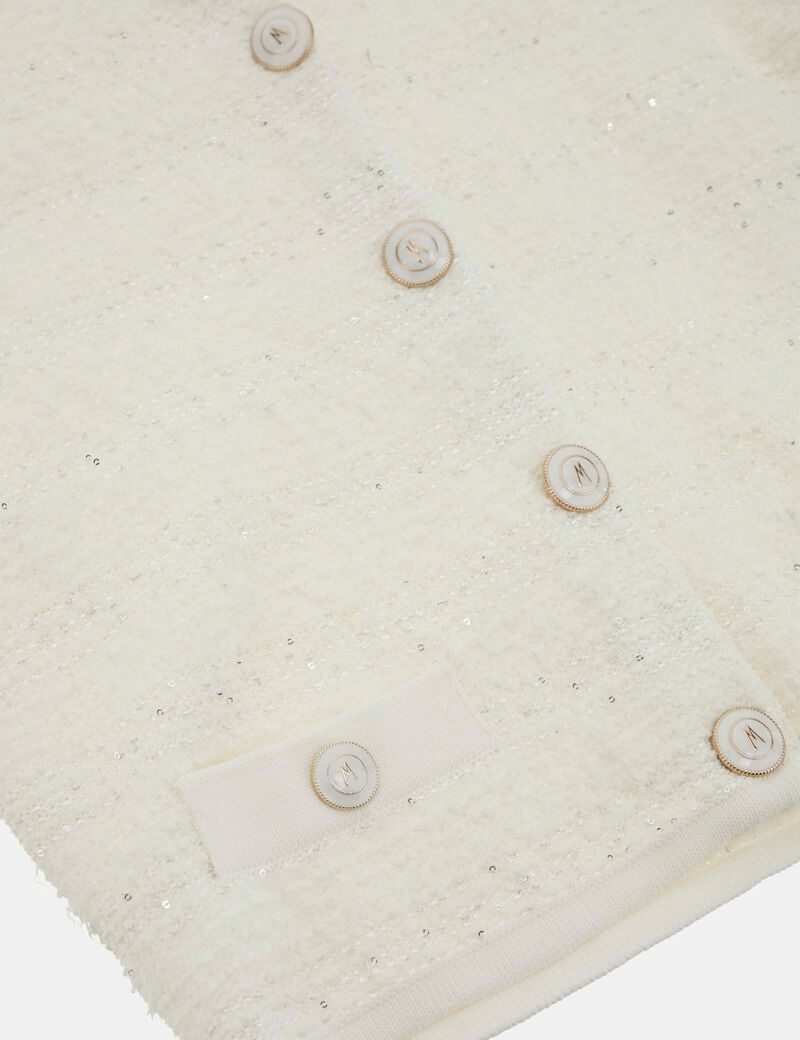Marciano bouclé sweater jacket