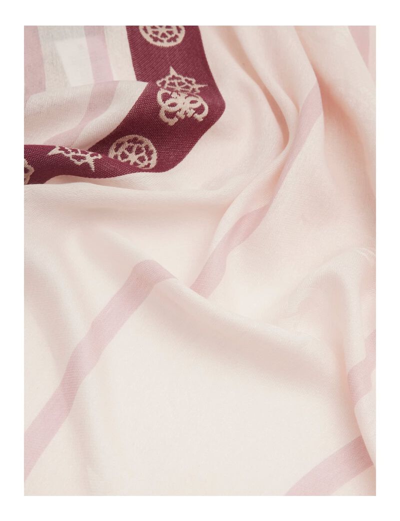 4G peony logo scarf