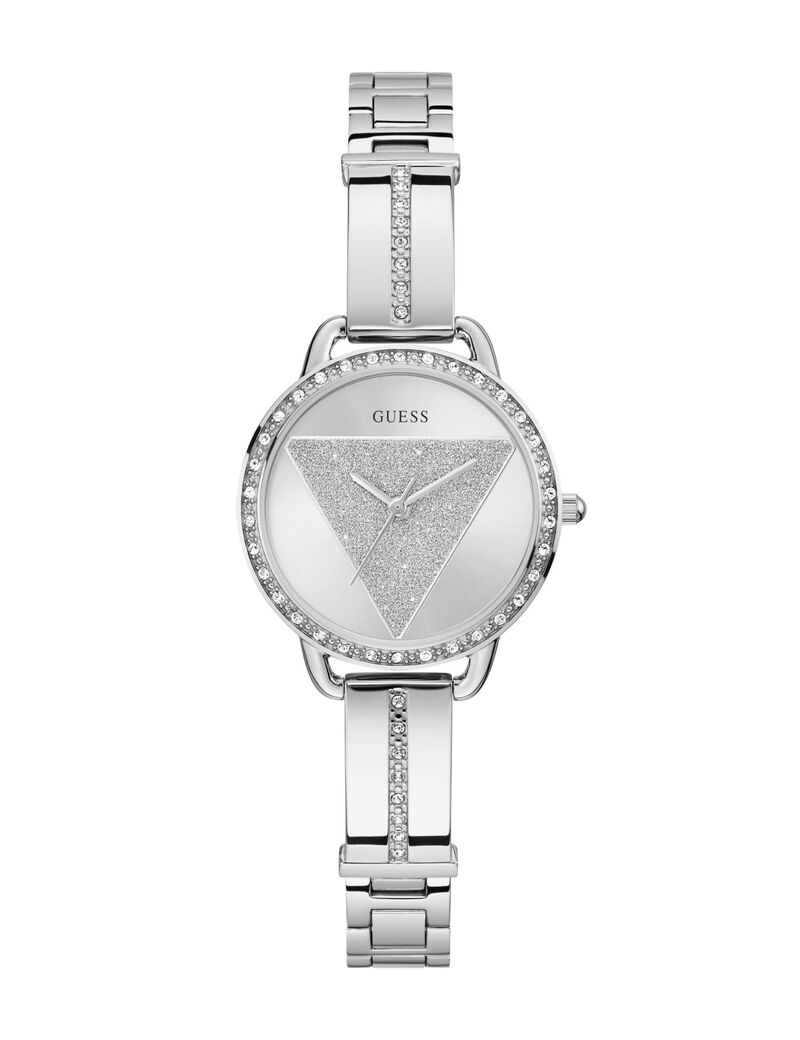 Ladies Silver Tone Analog Watch