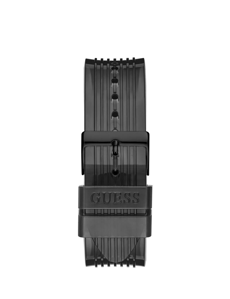 ساعة يد متعددة الوظائف باللون الأسود