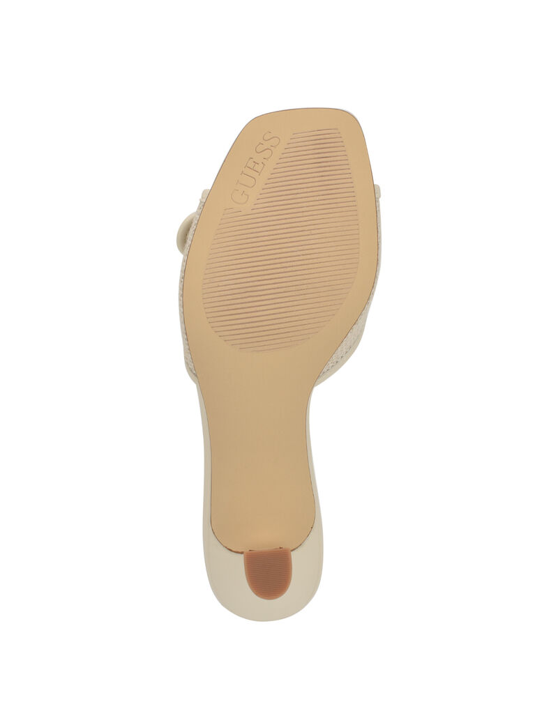 Dista Buckled Logo Kitten Heels