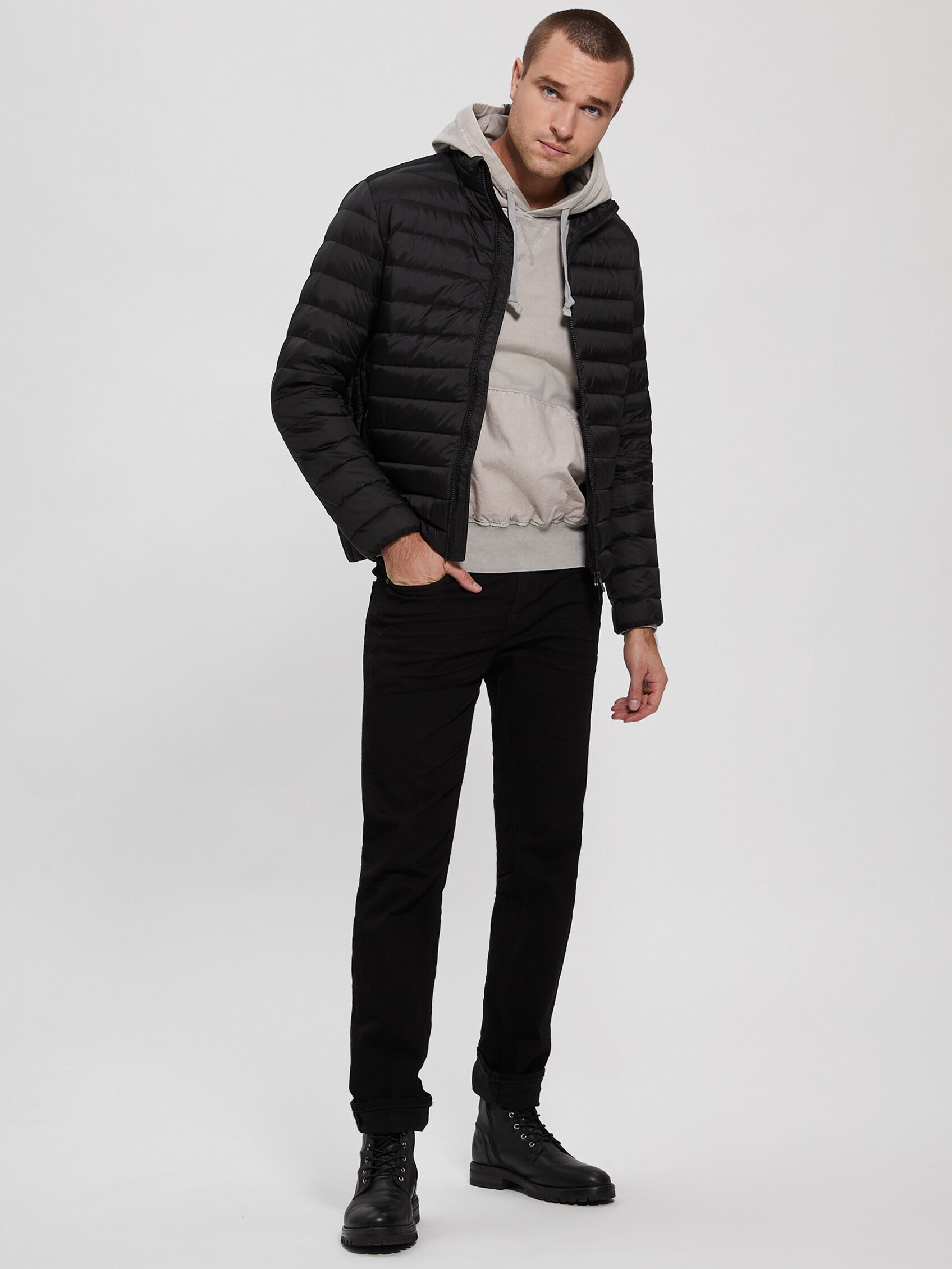 Packable sale padded coat