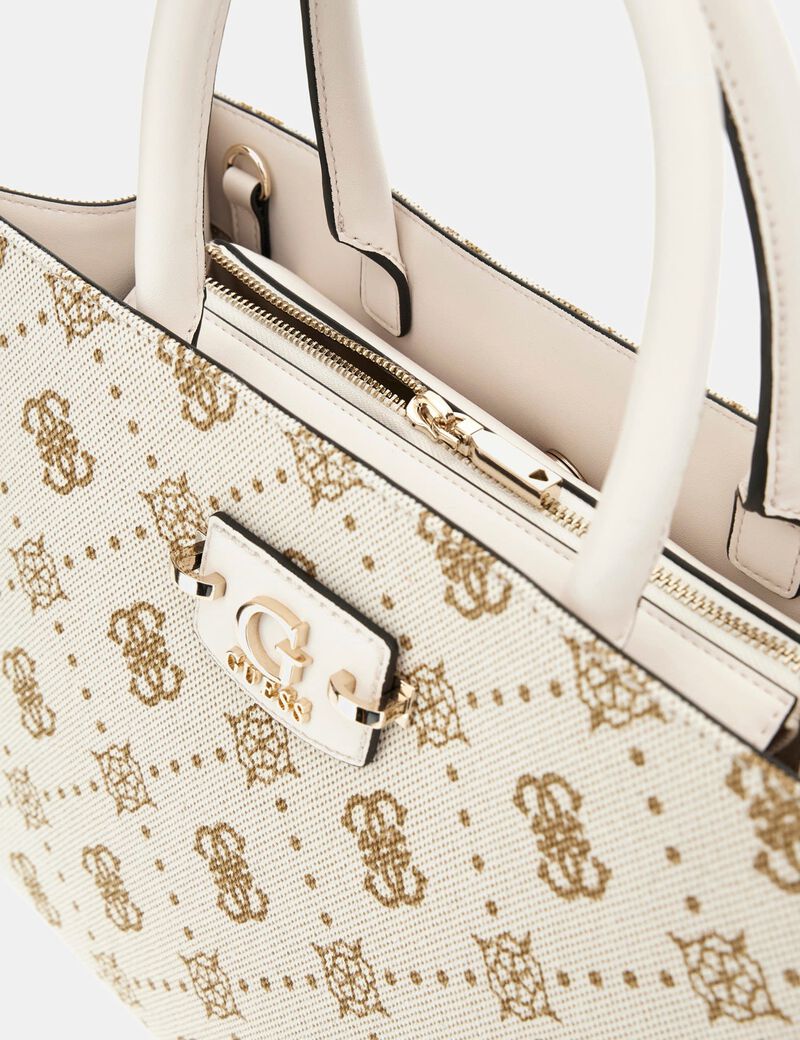 حقيبة يد نيدا بشعار 4G والفاوانيا