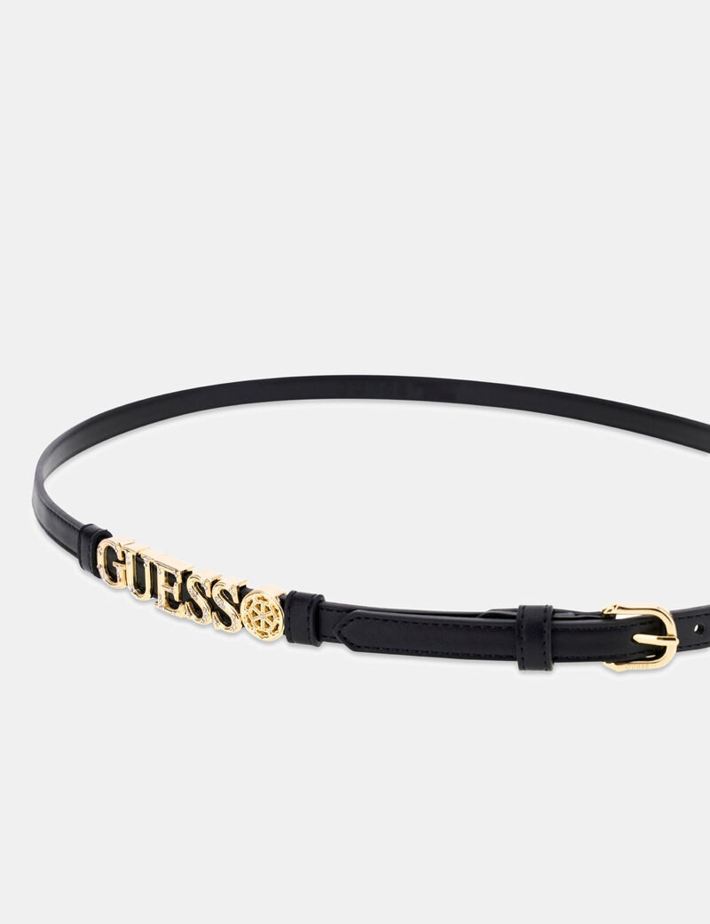 guess logo belt