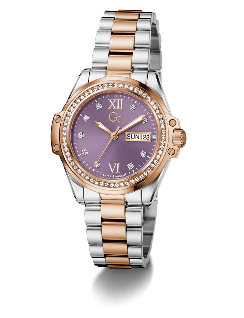 Gc Bolt Lady mid size metal watch