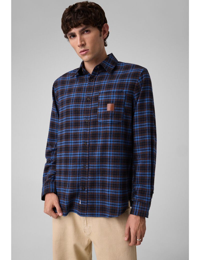 جيس regular fit flannel shirt