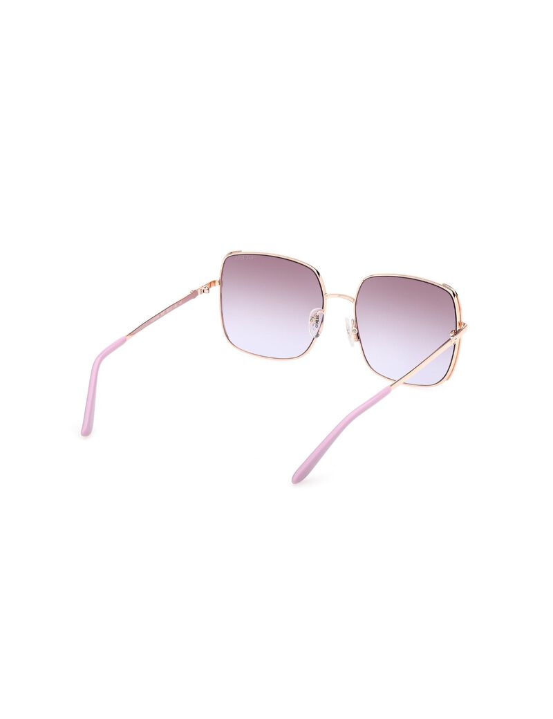 Butterfly beige gradient smoke sunglasses