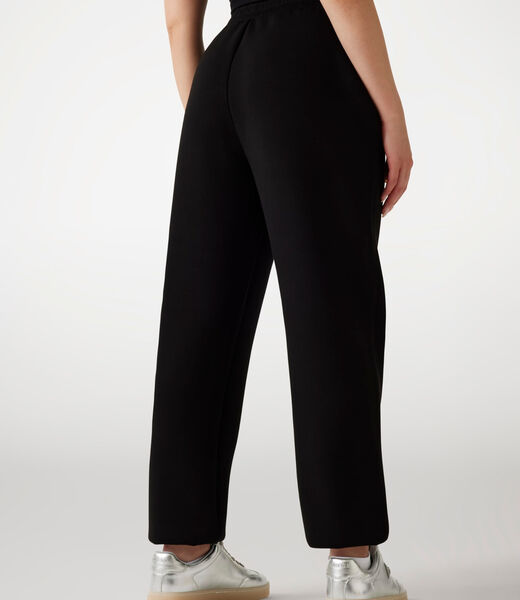 Rhinestone logo joggers