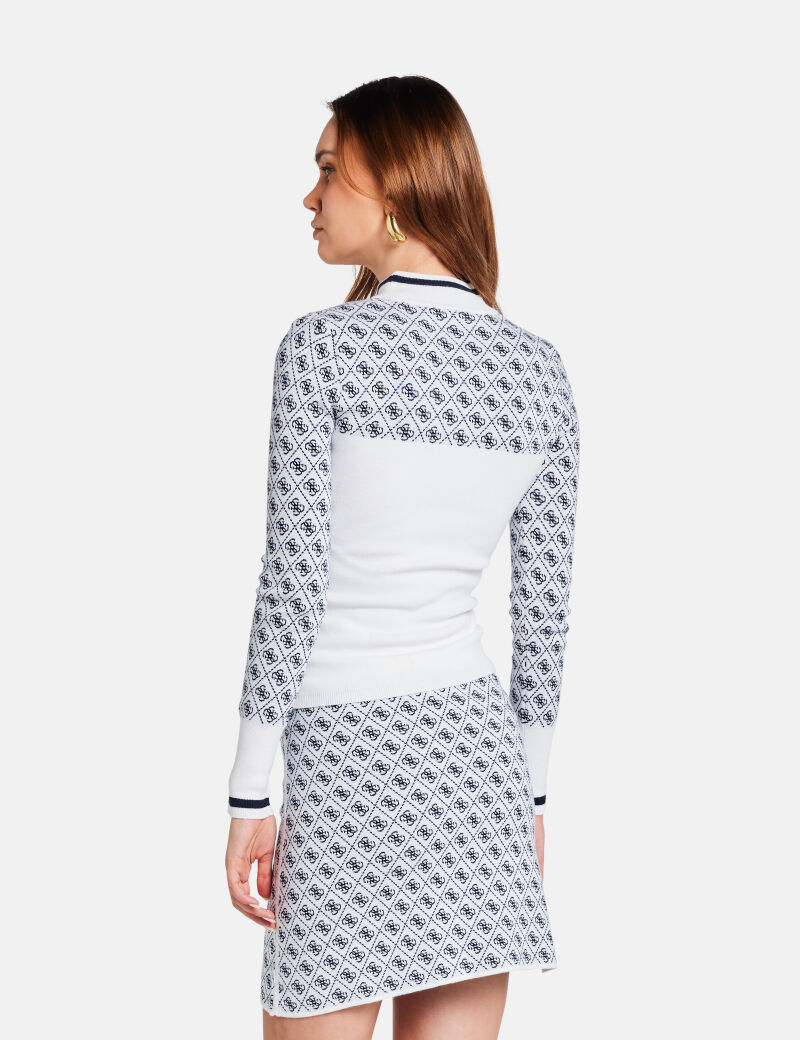Wool-blend logo sweater