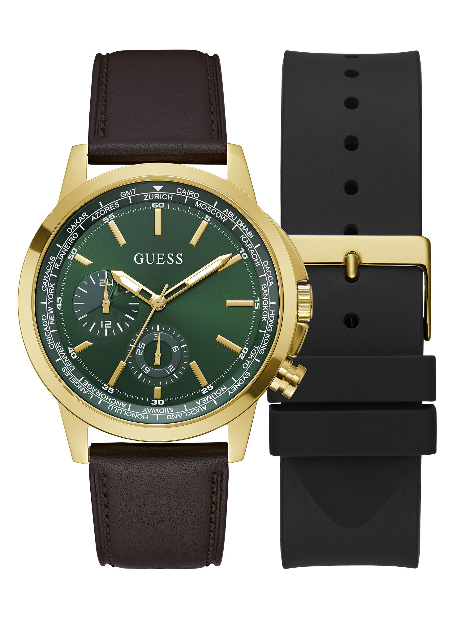 Shop GUESS Online Multi function watch with interchangeable strap