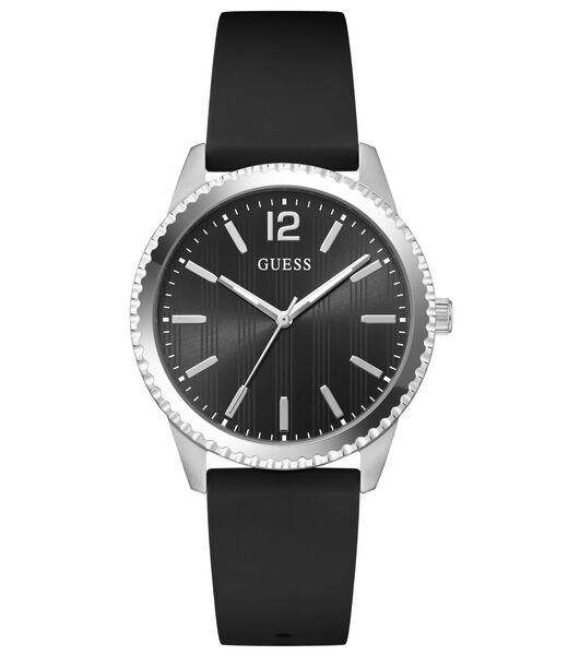 Mens Black/Gunmetal/Grey Round Analog Watch