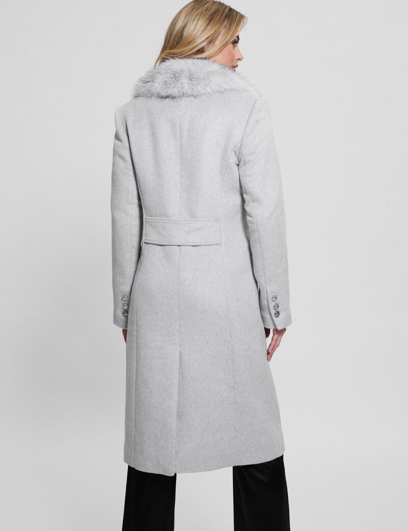 Wool blend coat
