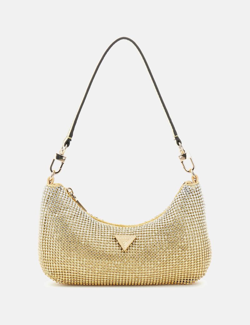 حقيبة كتف زالينا صغيرة مرصعة بأحجار الراين