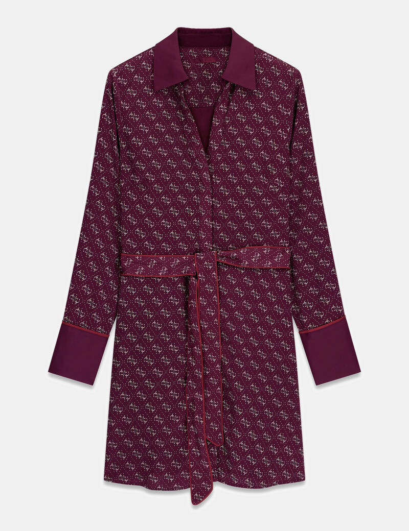 Blerta long sleeve chemisier dress