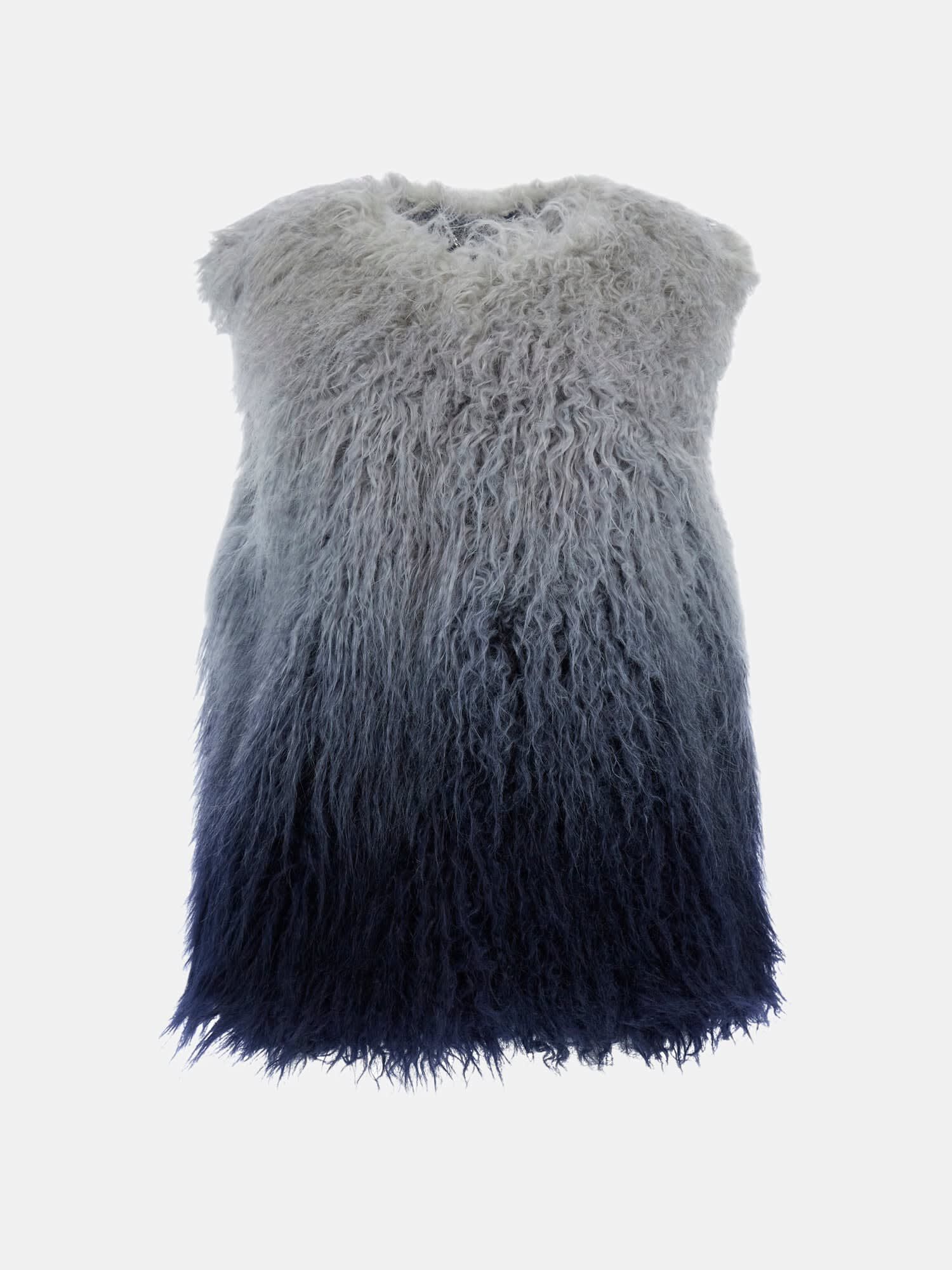 Guess fur bomber top