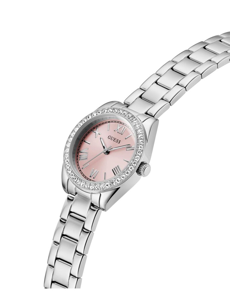 Ladies Silver Tone Analog Watch
