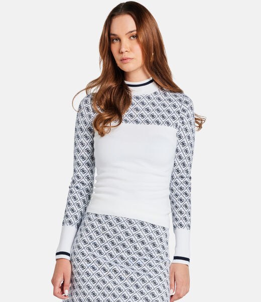 Wool-blend logo sweater