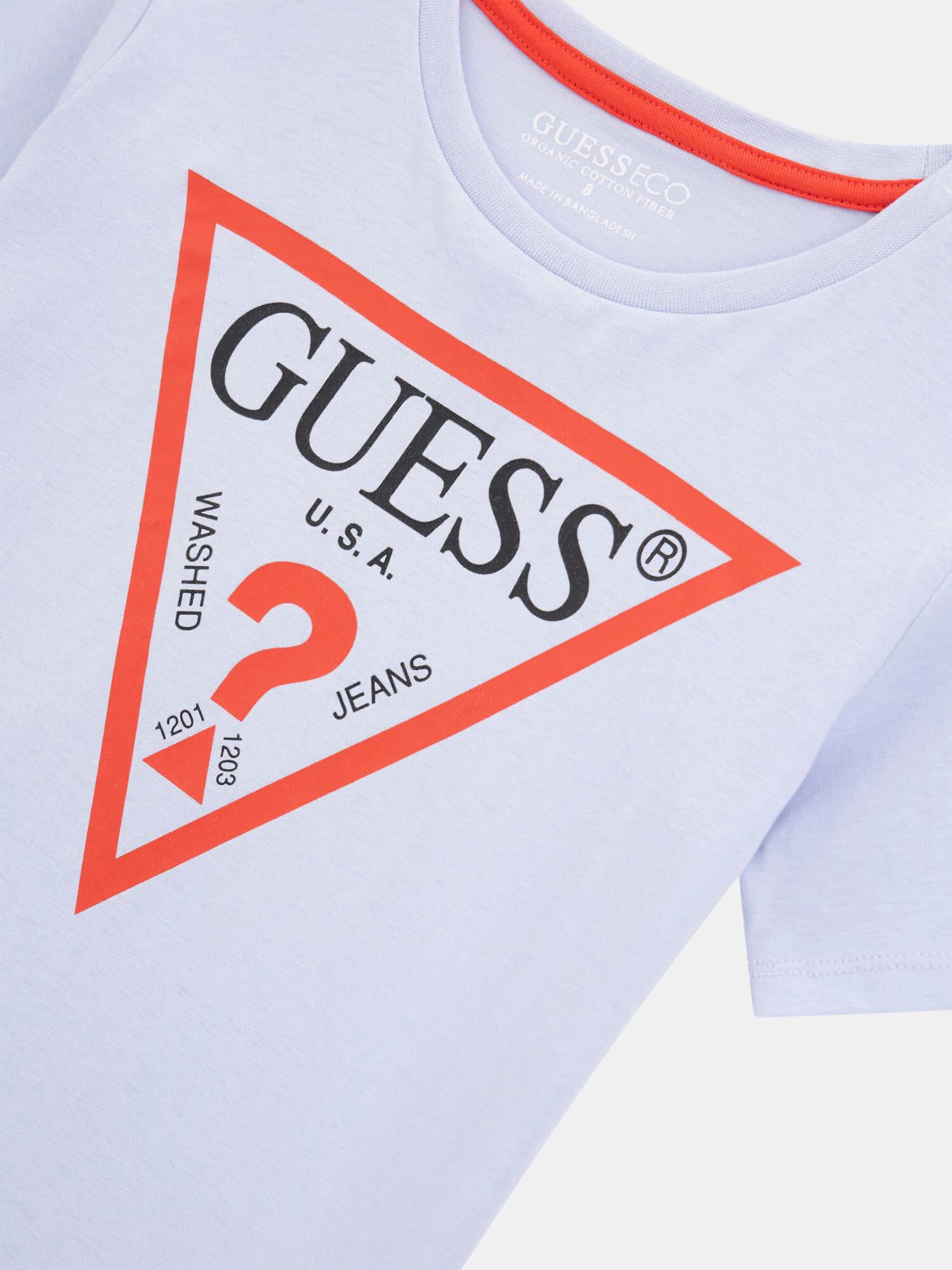 Guess classic logo tee cheap
