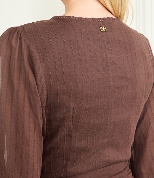 فستان مارسيانو الطويل ذو الخصر المتسع