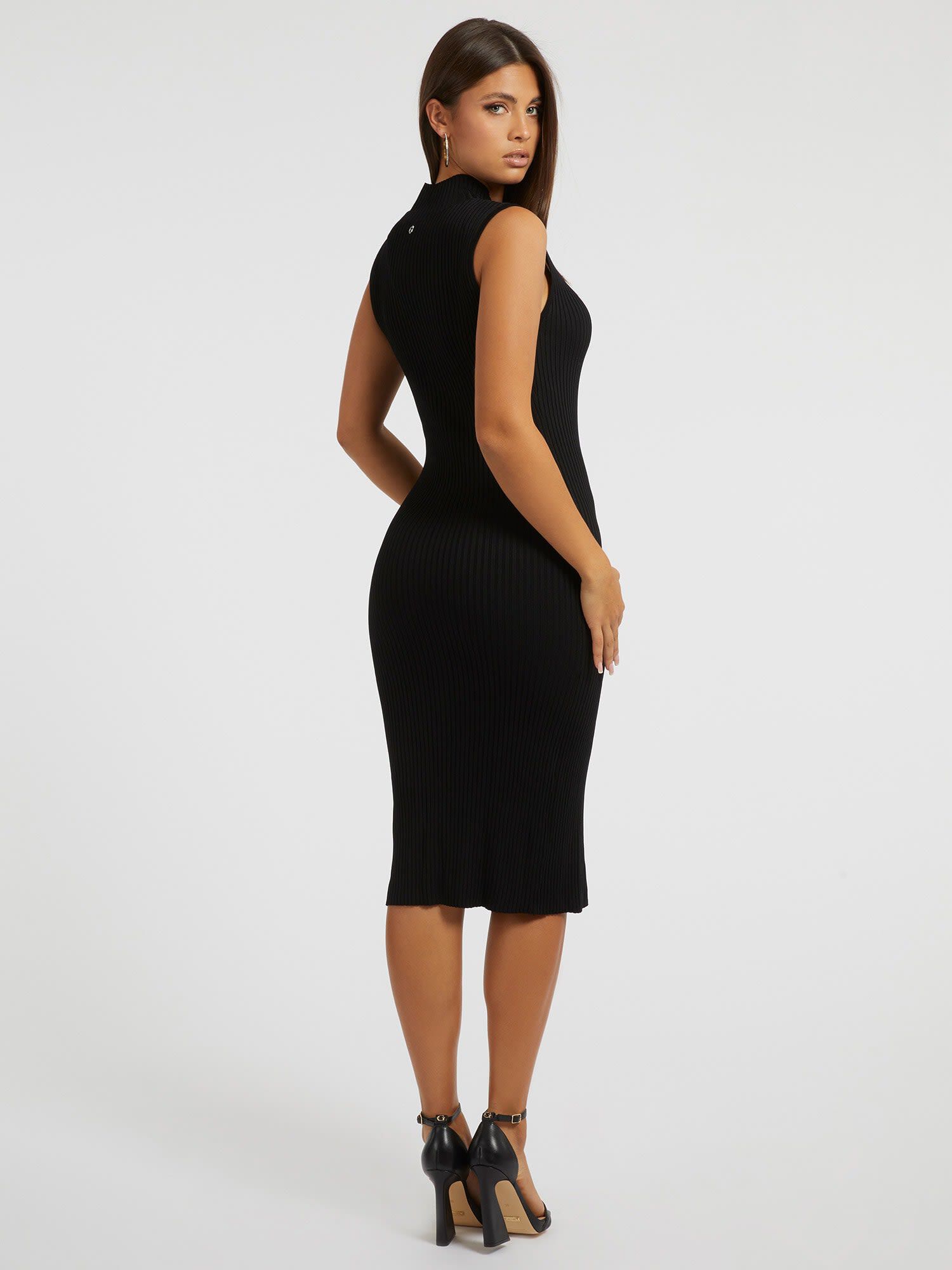 Guess black sweater dress online