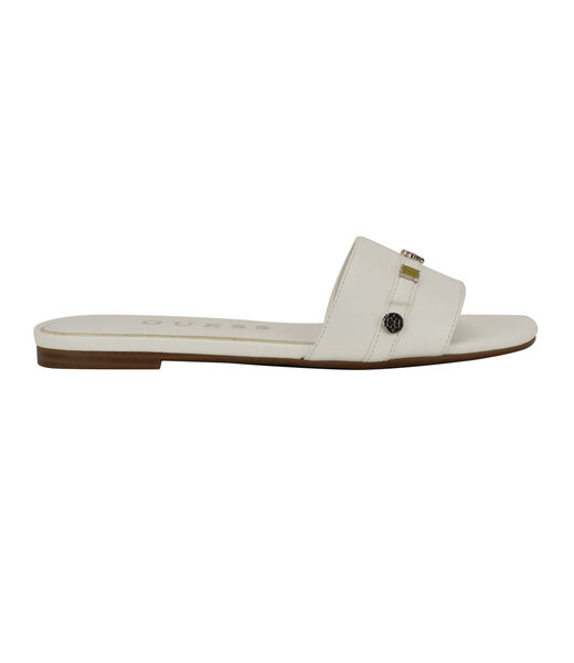 Tasam logo slide flat sandal