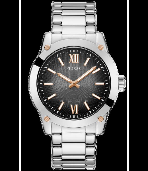 Mens Silver Tone Analog Watch