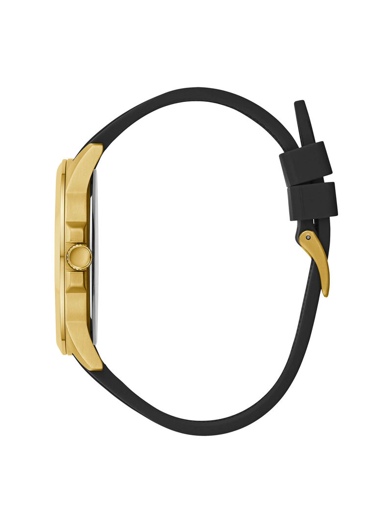 ساعة يد متعددة الوظائف باللون الذهبي