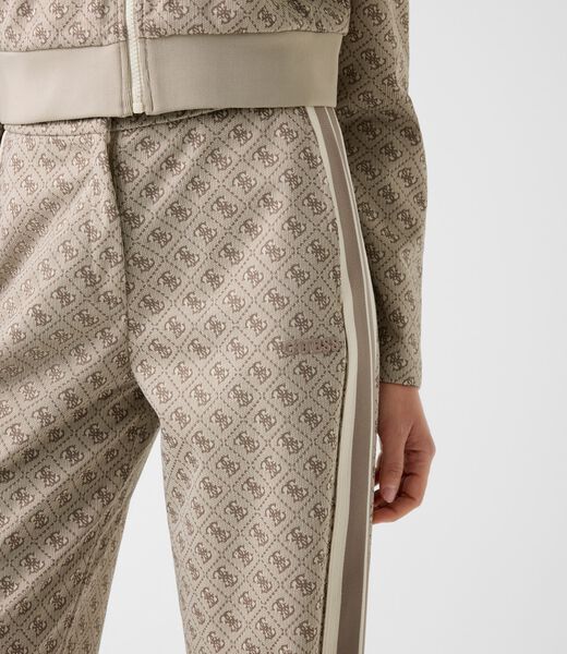 4G JACQUARD STRAIGHT LEG PANTS
