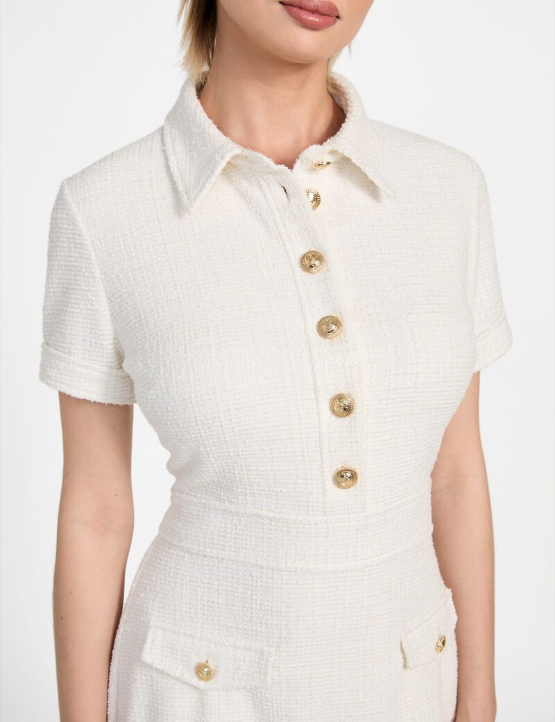 Tweed bodycon mini dress