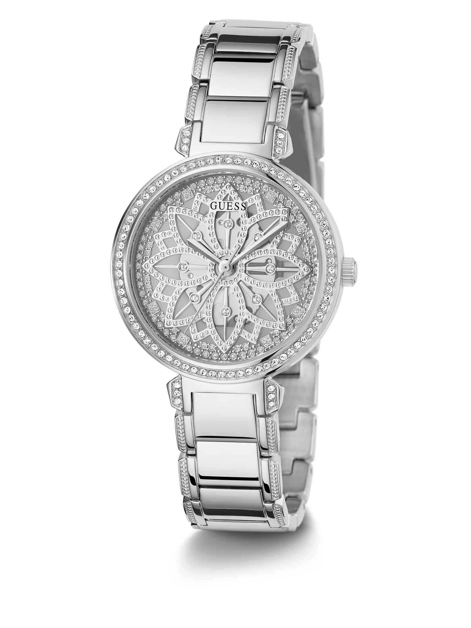 Silver Tone Cut Through Watch