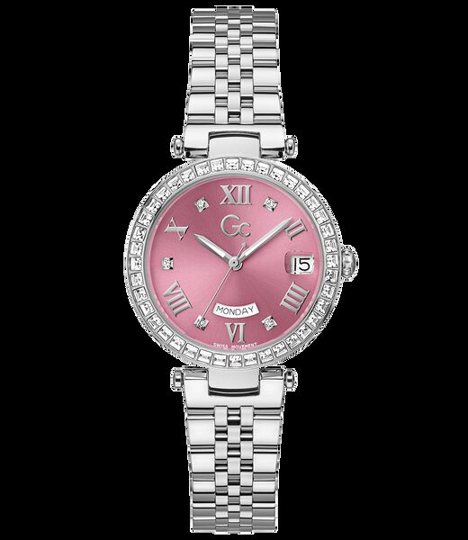 Gc Flair Crystal mid size metal watch