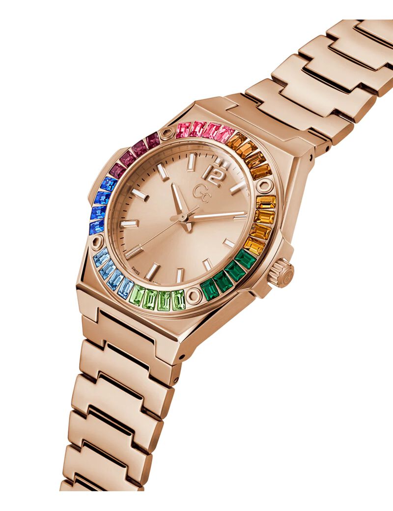 guess lw idol lady rg cs rg dl 34mm qtz rg ss brct fw23
