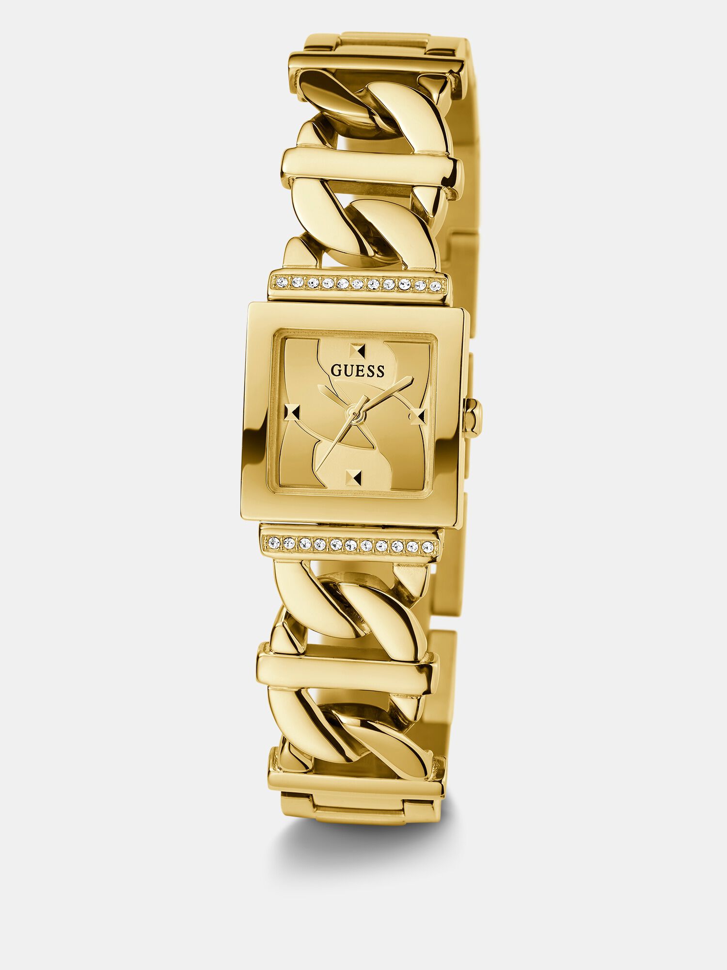 Guess chain link watch store